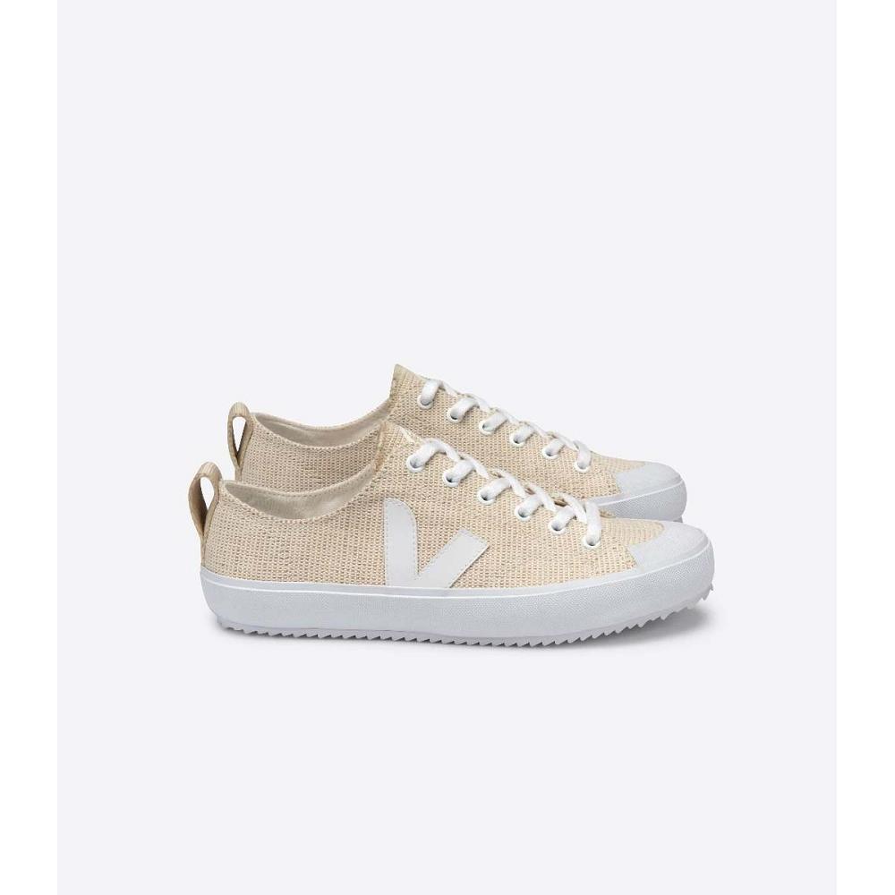 Men\'s Veja NOVA JUTE Shoes Beige | SG 258GSO